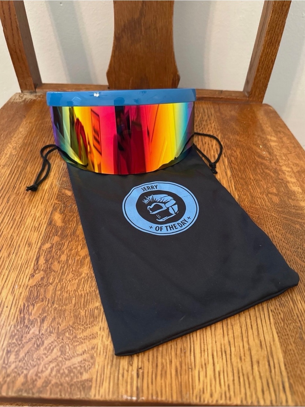 Kids Rainbow Mirrored Visor - Blue Frame